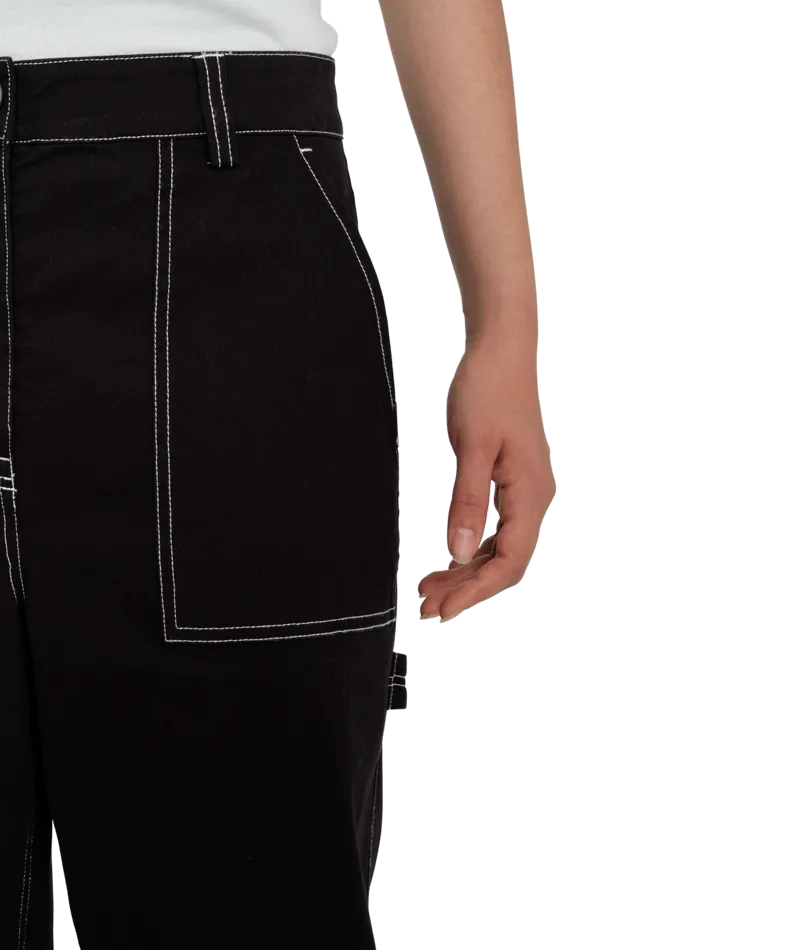 Stone Kraft Trousers in Black