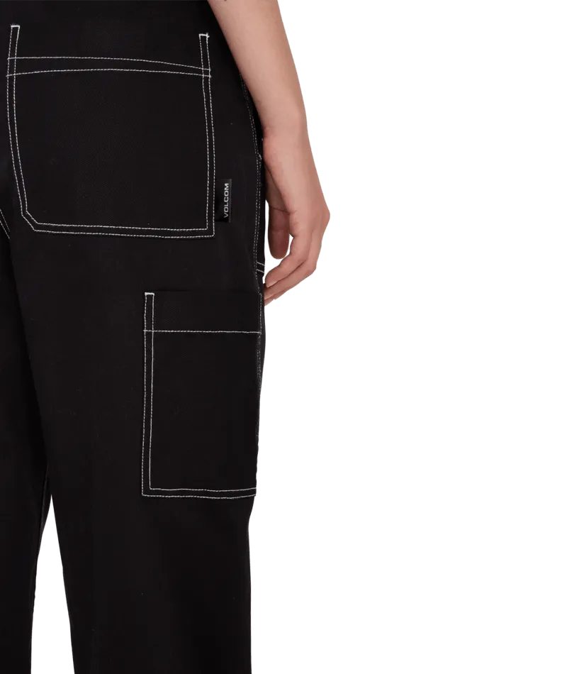 Stone Kraft Trousers in Black