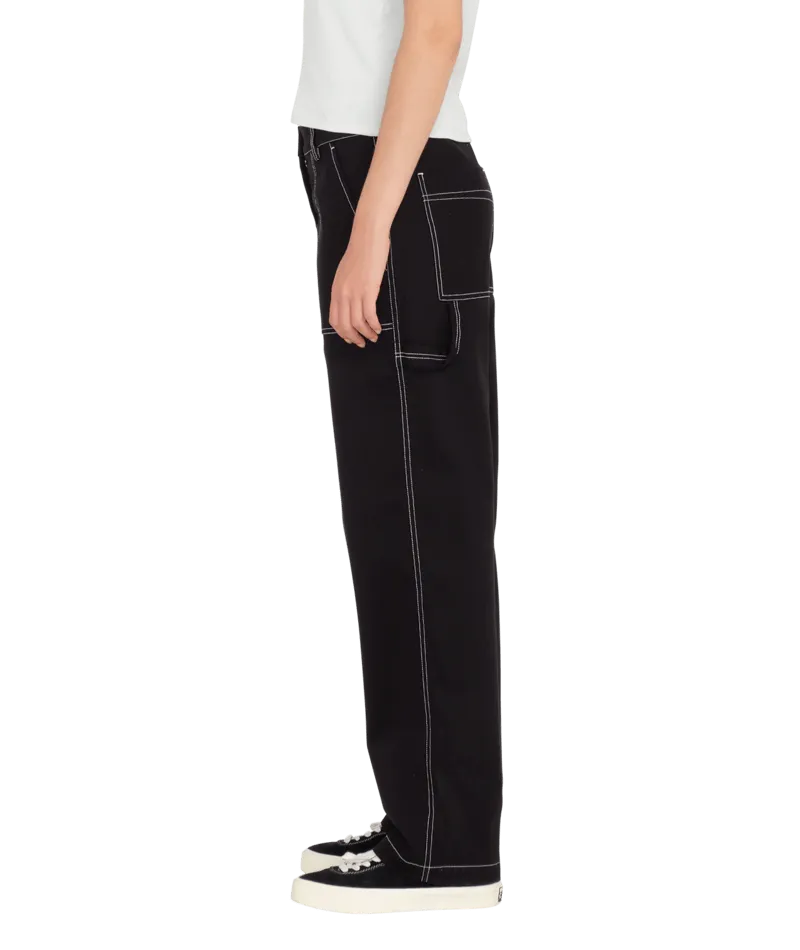 Stone Kraft Trousers in Black