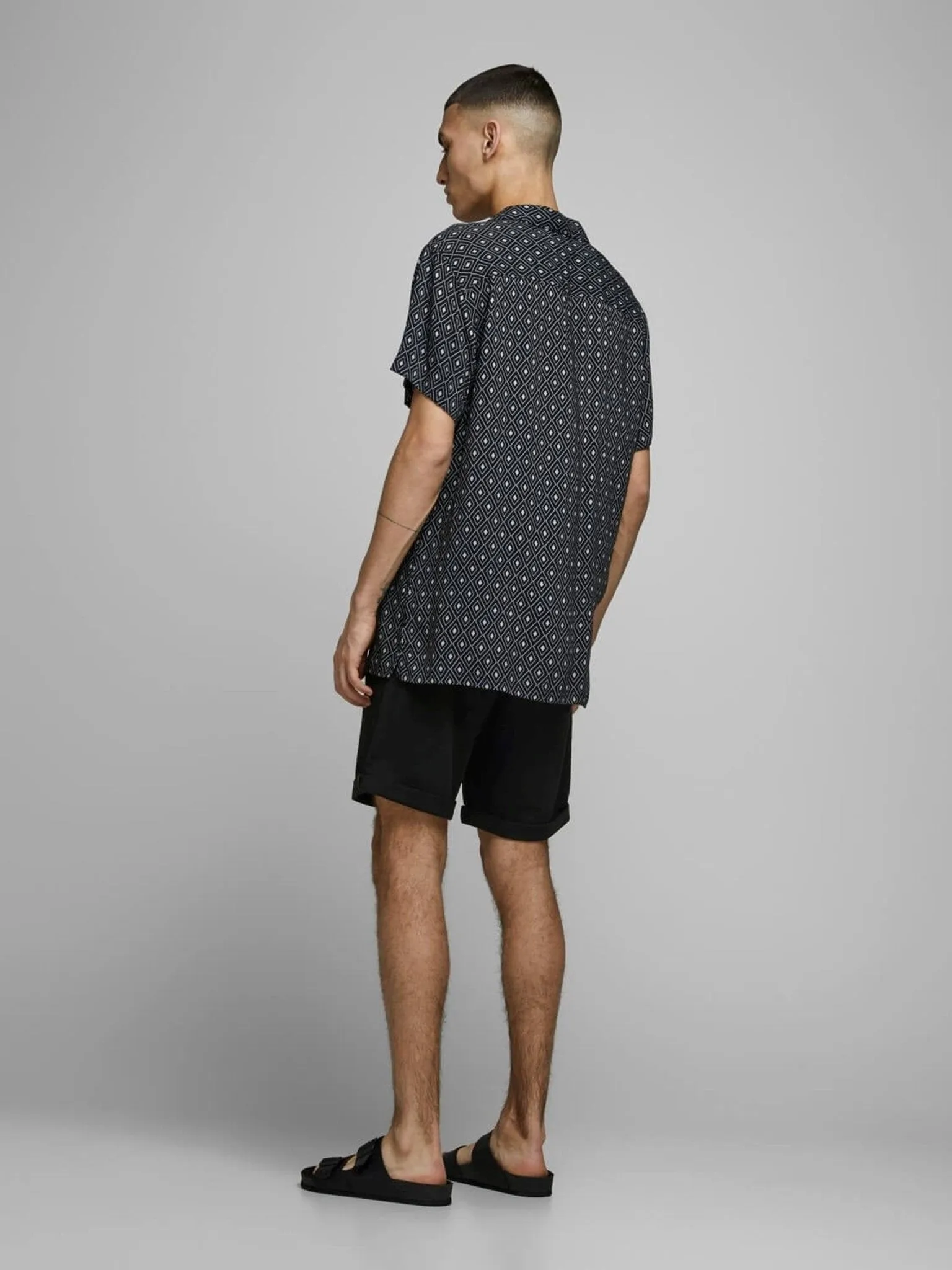 Stretch Chino Shorts - Svart