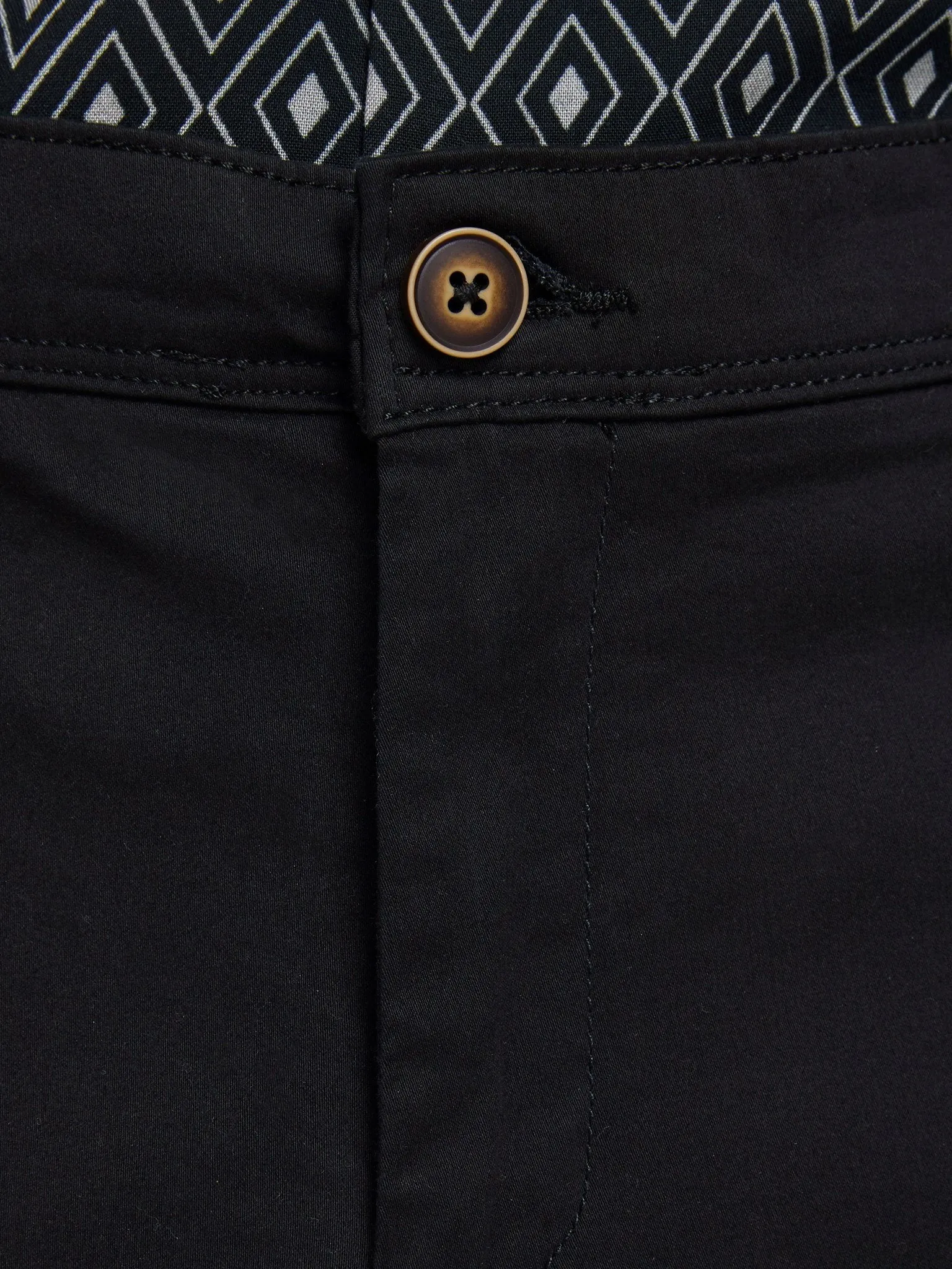 Stretch Chino Shorts - Svart