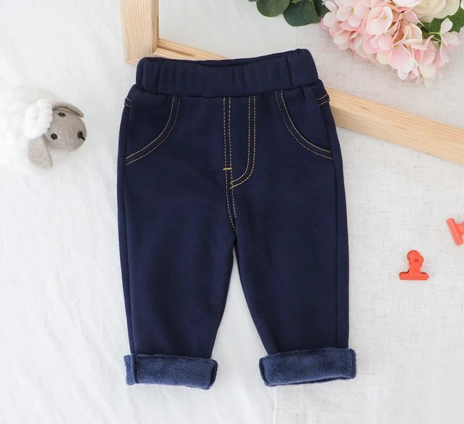 Winter Sweatshirt And Trouser Set- Make Your Own Magic And Navy Blue Trouser
