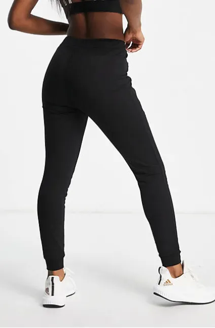 Womens - Luxury Fitted Joggers - Black