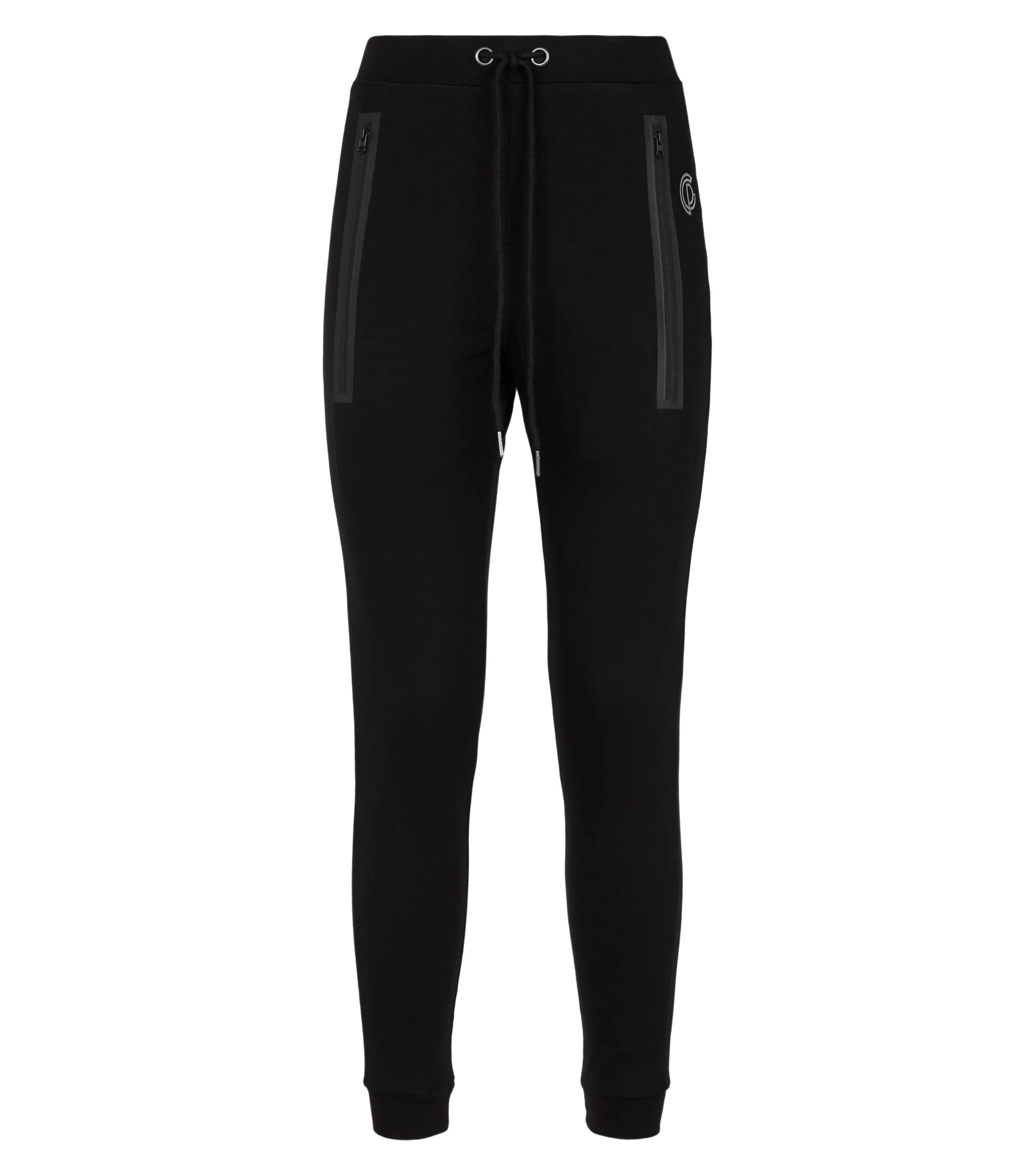 Womens - Luxury Fitted Joggers - Black